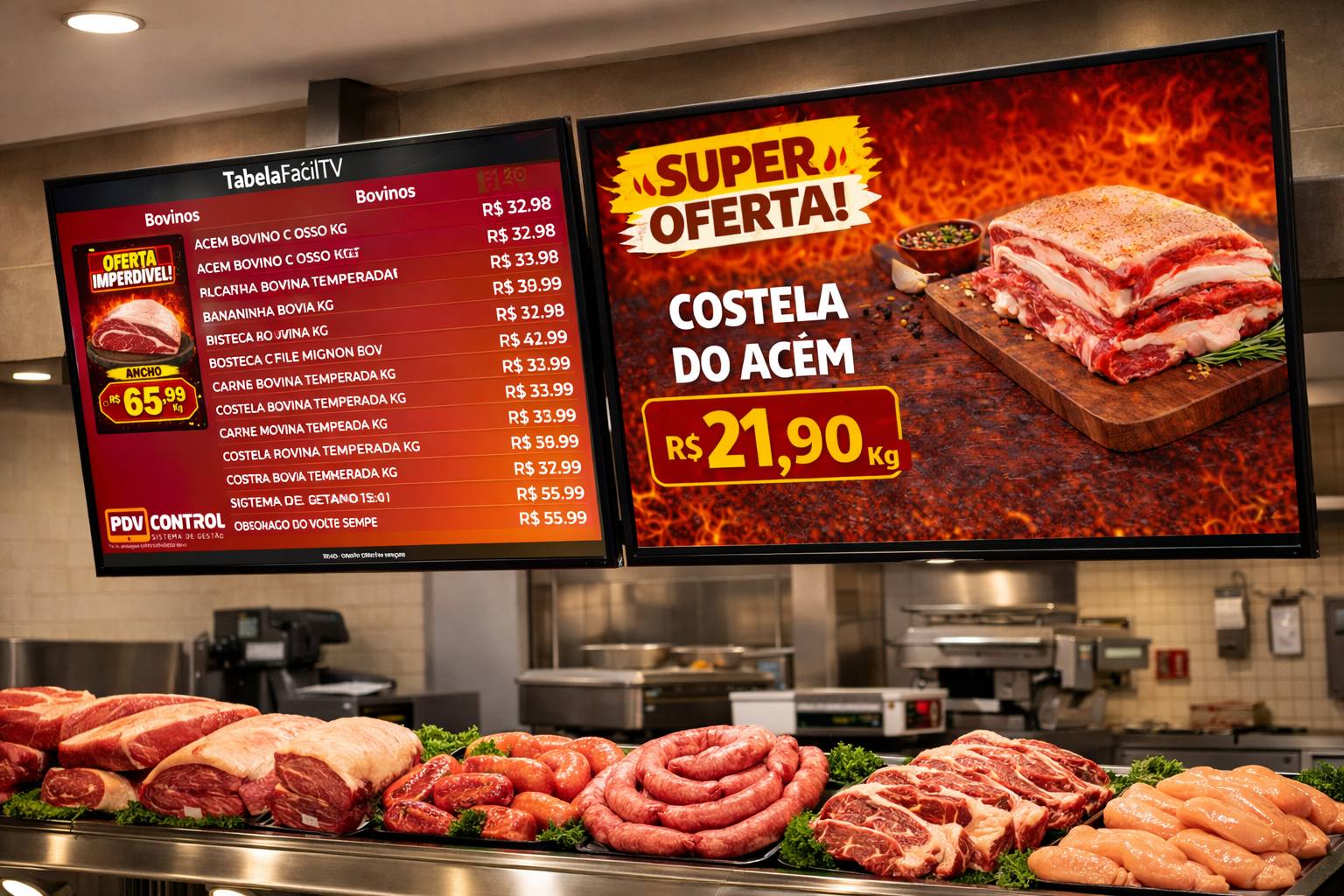 Painel Tabela de Preços